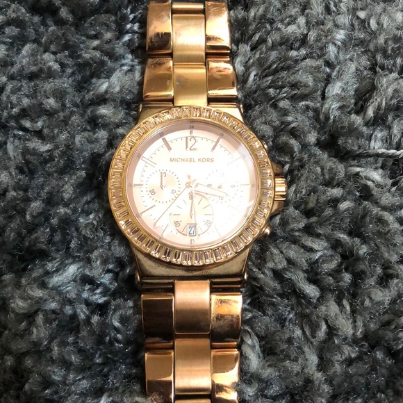 Authentic Michael Kors rose gold watch